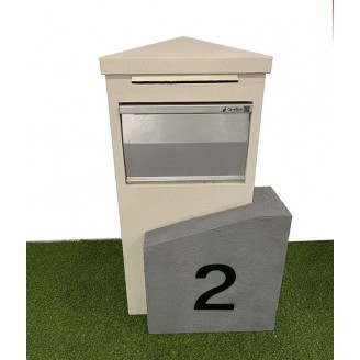 parcel box parcel letterbox mailbox Apex pillar letterbox