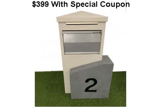 Apex Pillar Parcel Letterbox