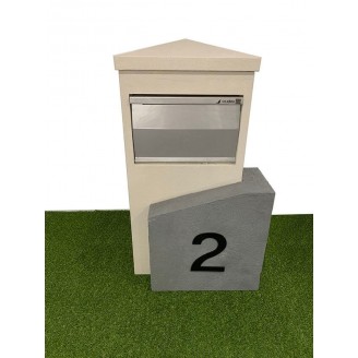 parcel box parcel letterbox mailbox Apex pillar letterbox