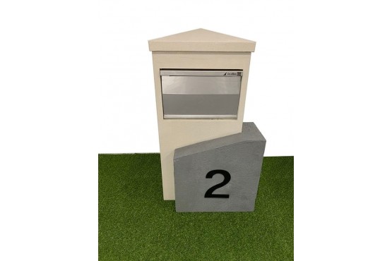 Apex Pillar Parcel Letterbox