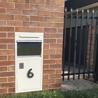 parcel box parcel letterbox mailbox Pad pillar letterbox