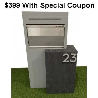parcel box parcel letterbox mailbox Square pillar letterbox